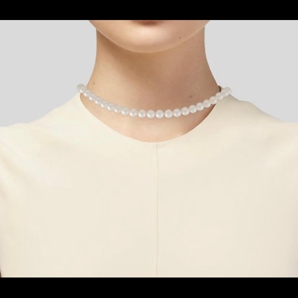 Mikimoto 18K akoya pearl necklace - Picture 6 of 7